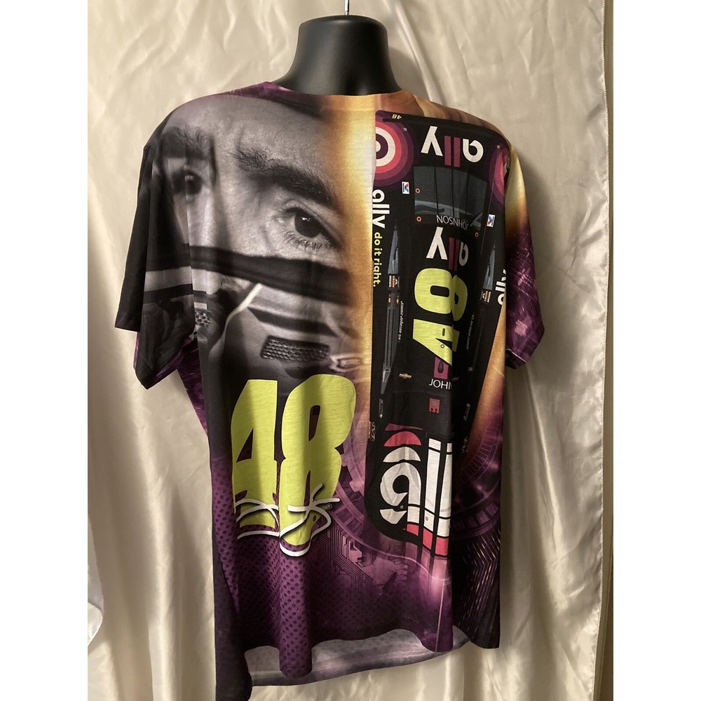 NEW Hendrick Motorsports T-Shirt Size XL Jimmie Johnson #48 Ally All Over Print
